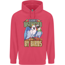 Easily Distracted by Bird Watching Childrens Kids Hoodie Heliconia