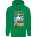 Easily Distracted by Bird Watching Childrens Kids Hoodie Irish Green