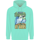 Easily Distracted by Bird Watching Childrens Kids Hoodie Peppermint