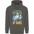 Easily Distracted by Bird Watching Childrens Kids Hoodie Storm Grey
