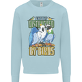 Easily Distracted by Bird Watching Kids Sweatshirt Jumper Light Blue