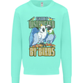 Easily Distracted by Bird Watching Kids Sweatshirt Jumper Peppermint