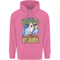 Easily Distracted by Bird Watching Mens 80% Cotton Hoodie Azelea