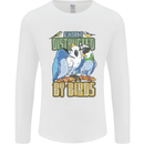 Easily Distracted by Bird Watching Mens Long Sleeve T-Shirt White