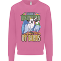 Easily Distracted by Bird Watching Mens Sweatshirt Jumper Azalea