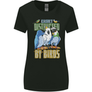 Easily Distracted by Bird Watching Womens Wider Cut T-Shirt Black