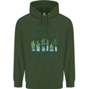 Easily Distracted by Plants Botanist Funny Childrens Kids Hoodie Forest Green