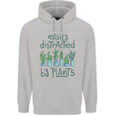 Easily Distracted by Plants Botanist Funny Childrens Kids Hoodie Sports Grey
