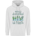 Easily Distracted by Plants Botanist Funny Childrens Kids Hoodie White