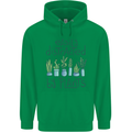 Easily Distracted by Plants Botanist Funny Mens 80% Cotton Hoodie Irish Green
