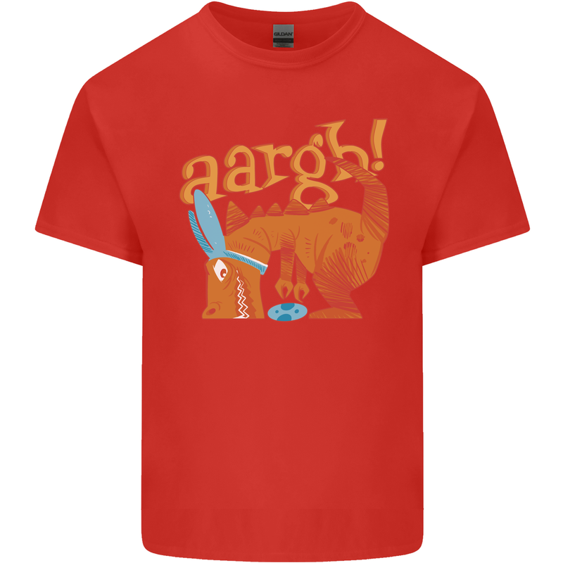Easter Egg T-Rex as a Bunny Dinosaur Funny Kids T-Shirt Childrens Red