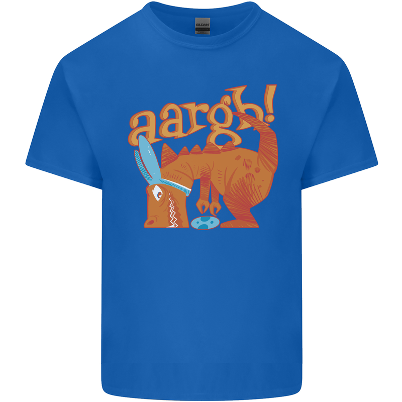 Easter Egg T-Rex as a Bunny Dinosaur Funny Kids T-Shirt Childrens Royal Blue