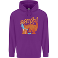Easter Egg T-Rex as a Bunny Dinosaur Funny Mens 80% Cotton Hoodie Purple