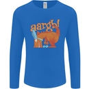 Easter Egg T-Rex as a Bunny Dinosaur Funny Mens Long Sleeve T-Shirt Royal Blue
