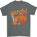Easter Egg T-Rex as a Bunny Dinosaur Funny Mens T-Shirt Cotton Gildan Charcoal