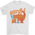 Easter Egg T-Rex as a Bunny Dinosaur Funny Mens T-Shirt Cotton Gildan White
