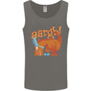 Easter Egg T-Rex as a Bunny Dinosaur Funny Mens Vest Tank Top Charcoal