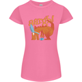 Easter Egg T-Rex as a Bunny Dinosaur Funny Womens Petite Cut T-Shirt Azalea