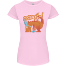 Easter Egg T-Rex as a Bunny Dinosaur Funny Womens Petite Cut T-Shirt Light Pink