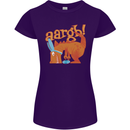 Easter Egg T-Rex as a Bunny Dinosaur Funny Womens Petite Cut T-Shirt Purple