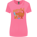 Easter Egg T-Rex as a Bunny Dinosaur Funny Womens Wider Cut T-Shirt Azalea