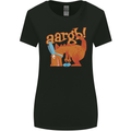 Easter Egg T-Rex as a Bunny Dinosaur Funny Womens Wider Cut T-Shirt Black