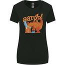 Easter Egg T-Rex as a Bunny Dinosaur Funny Womens Wider Cut T-Shirt Black