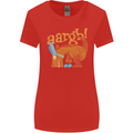 Easter Egg T-Rex as a Bunny Dinosaur Funny Womens Wider Cut T-Shirt Red