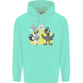 Easter Funny Chicken Eggs & Rabbit Childrens Kids Hoodie Peppermint