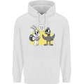 Easter Funny Chicken Eggs & Rabbit Childrens Kids Hoodie White