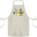 Easter Funny Chicken Eggs & Rabbit Cotton Apron 100% Organic Natural