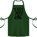 Easy Rider Motorcycle Motorbike Biker Cotton Apron 100% Organic Forest Green