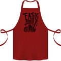 Easy Rider Motorcycle Motorbike Biker Cotton Apron 100% Organic Maroon