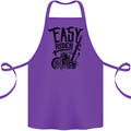 Easy Rider Motorcycle Motorbike Biker Cotton Apron 100% Organic Purple