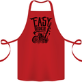 Easy Rider Motorcycle Motorbike Biker Cotton Apron 100% Organic Red