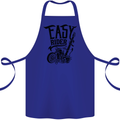 Easy Rider Motorcycle Motorbike Biker Cotton Apron 100% Organic Royal Blue