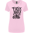 Easy Rider Motorcycle Motorbike Biker Womens Wider Cut T-Shirt Light Pink