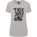 Easy Rider Motorcycle Motorbike Biker Womens Wider Cut T-Shirt Sports Grey