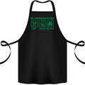 Eat Drink Be Irish St. Patrick's Day Cotton Apron 100% Organic Black