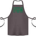 Eat Drink Be Irish St. Patrick's Day Cotton Apron 100% Organic Dark Grey