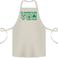 Eat Drink Be Irish St. Patrick's Day Cotton Apron 100% Organic Natural