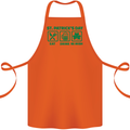 Eat Drink Be Irish St. Patrick's Day Cotton Apron 100% Organic Orange