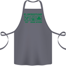 Eat Drink Be Irish St. Patrick's Day Cotton Apron 100% Organic Steel