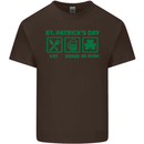 Eat Drink Be Irish St. Patrick's Day Kids T-Shirt Childrens Chocolate