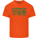 Eat Drink Be Irish St. Patrick's Day Kids T-Shirt Childrens Orange