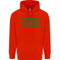 Eat Drink Be Irish St. Patrick's Day Mens 80% Cotton Hoodie Bright Red