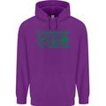 Eat Drink Be Irish St. Patrick's Day Mens 80% Cotton Hoodie Purple