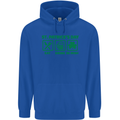 Eat Drink Be Irish St. Patrick's Day Mens 80% Cotton Hoodie Royal Blue