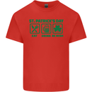 Eat Drink Be Irish St. Patrick's Day Mens Cotton T-Shirt Tee Top Red