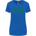 Eat Drink Be Irish St. Patrick's Day Womens Wider Cut T-Shirt Royal Blue
